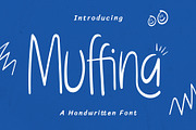 Muffina - Handwritten Font, a Handwritten Font by Inviline.co (Thumbnail 1 of 12)