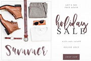 Ostinel SVG Font, a Script Font by Creamy Script (Thumbnail 5 of 10)