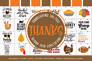 Thanksgiving SVG Bundle, a Seasonal Illustration by Graphic Gloss (Thumbnail 1 of 3)