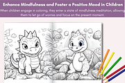 Cute Dinosaur Coloring Page for Kids, an Animal Illustration by LA Design (Thumbnail 6 of 9)