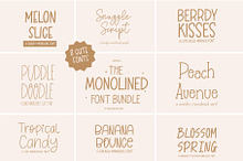 The Monolined Font Bundle Vol.1