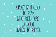 BlueBird Quirky LS, a Script Font by GranzCreative (Thumbnail 5 of 11)
