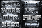 32 Fitness and Exercise Styles Vol 1, a Layer Style Add-On by DesignFathoms (Thumbnail 2 of 5)