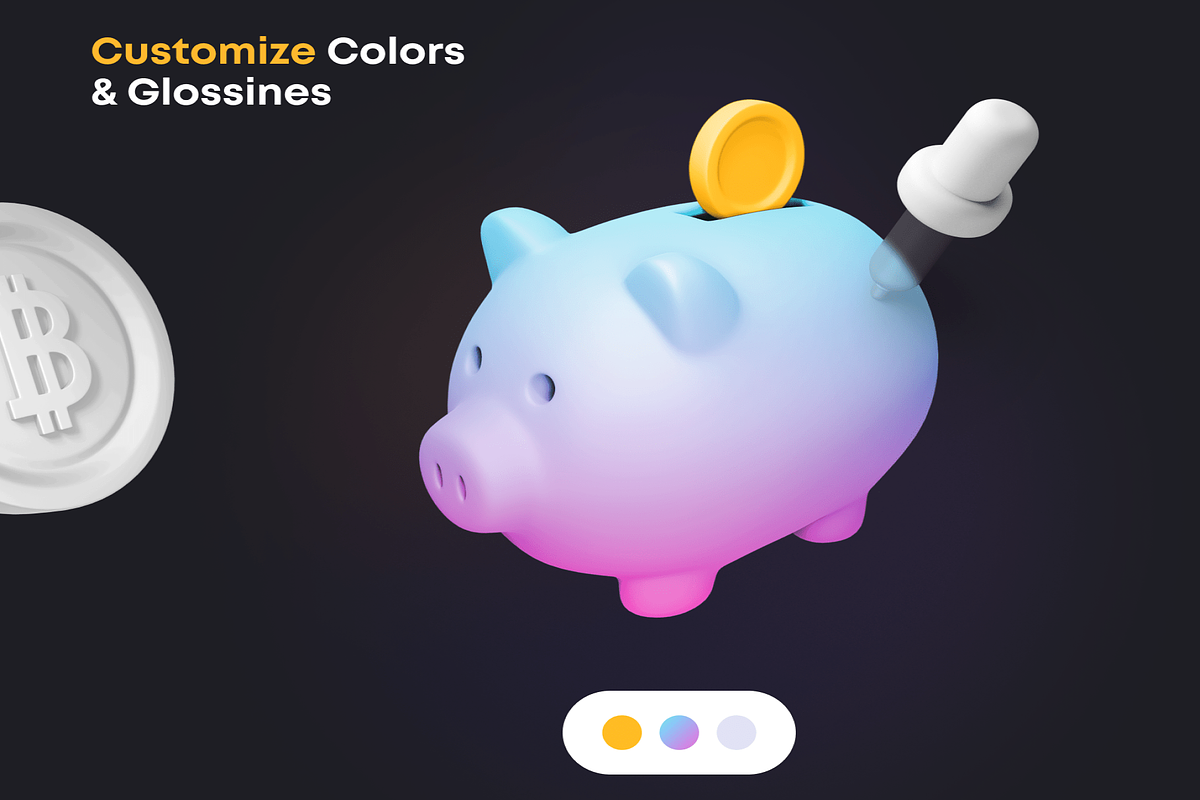 3D icon Pack : Finance, an Icon by Ux_ui (Photo 6 of 7)