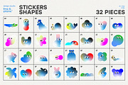Gradient Emojis Shapes 32 Pieces, an Object Graphic by line & plane (Thumbnail 5 of 8)