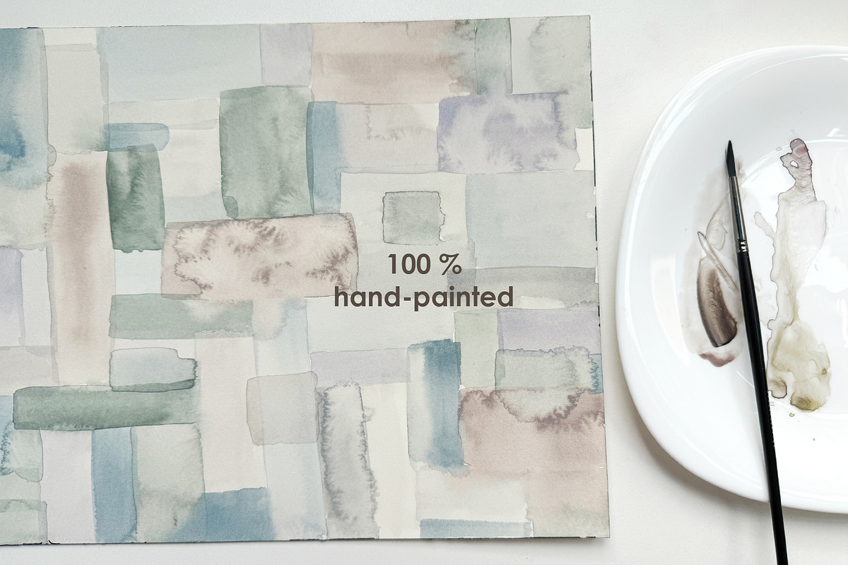 Alura watercolor abstract wall mural, a Wallpaper Graphic by Timofi Art (Photo 20 of 20)