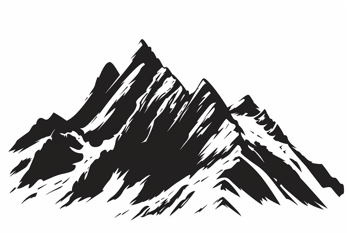 Mountain Tree Silhouette Bundle, a Graphic by balal (Photo 7 of 11)