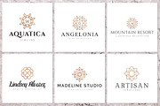 30 Geometric Linear Logo Pack, a Branding & Logo Template by XpertgraphicD (Thumbnail 6 of 9)
