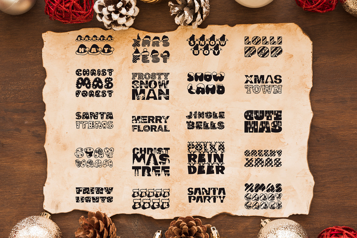 The Merry Xmas Font Bundle, a Handwritten Font by WADLEN (Photo 10 of 10)