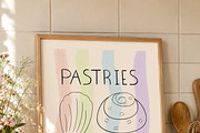 French Pastry Posters Bundle, a Decorative Illustration by Oleksandra Illustrates (Thumbnail 5 of 5)