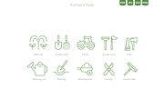 Agriculture & Farming Line Icons Set, an Outline Icon by Ilia Design (Thumbnail 5 of 10)