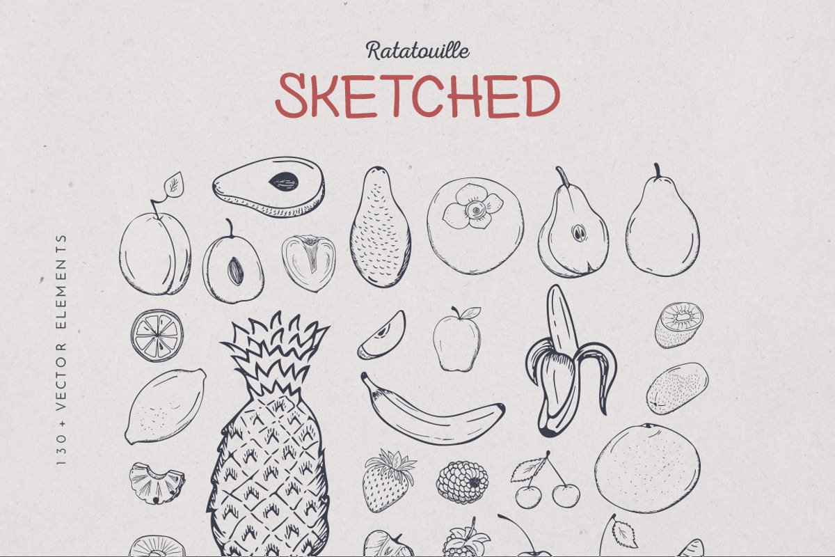 Ratatouille Sketched, a Food Illustration by Creative Veila (Photo 7 of 16)