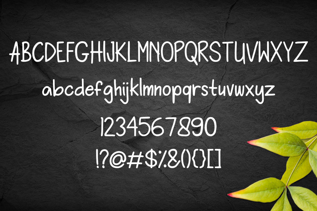Wonderkid Font preview 2