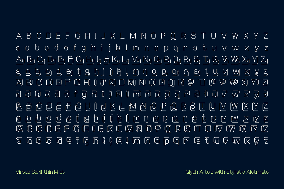 Virtue Serif Family, a Serif Font by Jehoo Creative (Photo 5 of 10)