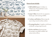 Wyoming Seamless Pattern Set, a Pattern Graphic by Hughes Studio (Thumbnail 3 of 7)