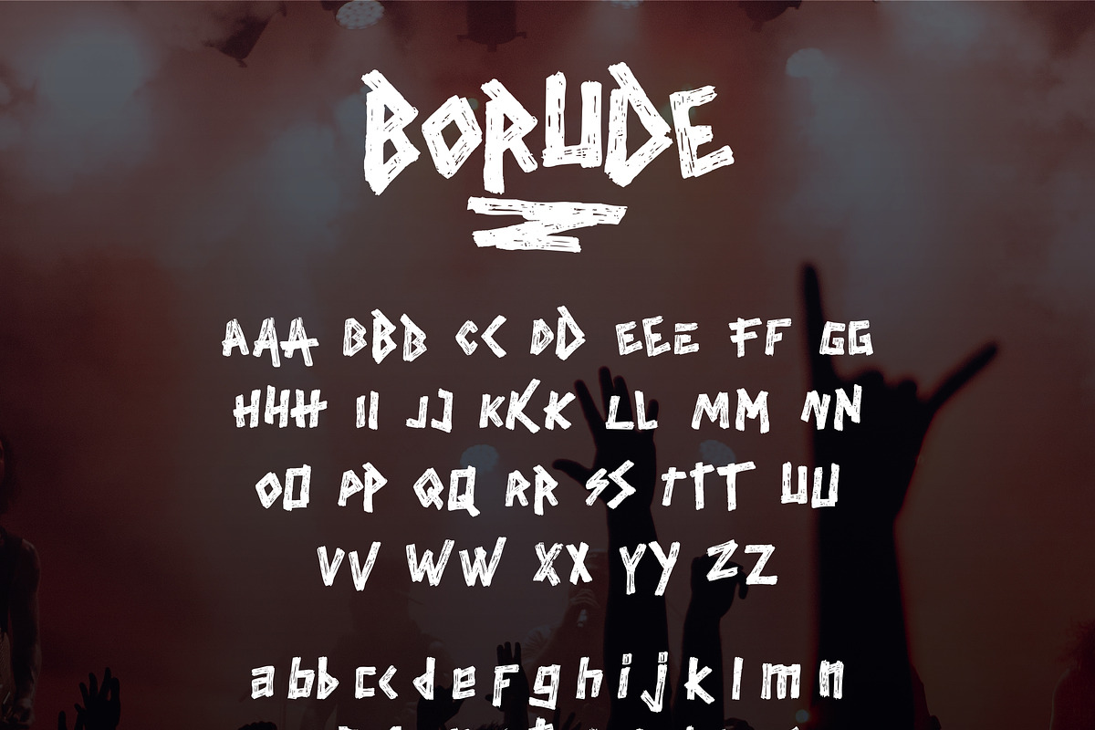 Borude - Textured Brush Font, a Script Font by Inspiratype (Photo 9 of 10)