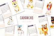 Watercolor Dog creator + calendar, an Animal Illustration by Integrity_store (Thumbnail 7 of 10)