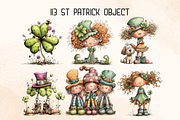 Whimsical St Patrick Day Elements, a Seasonal Illustration by GiraffeCreative (Thumbnail 2 of 19)