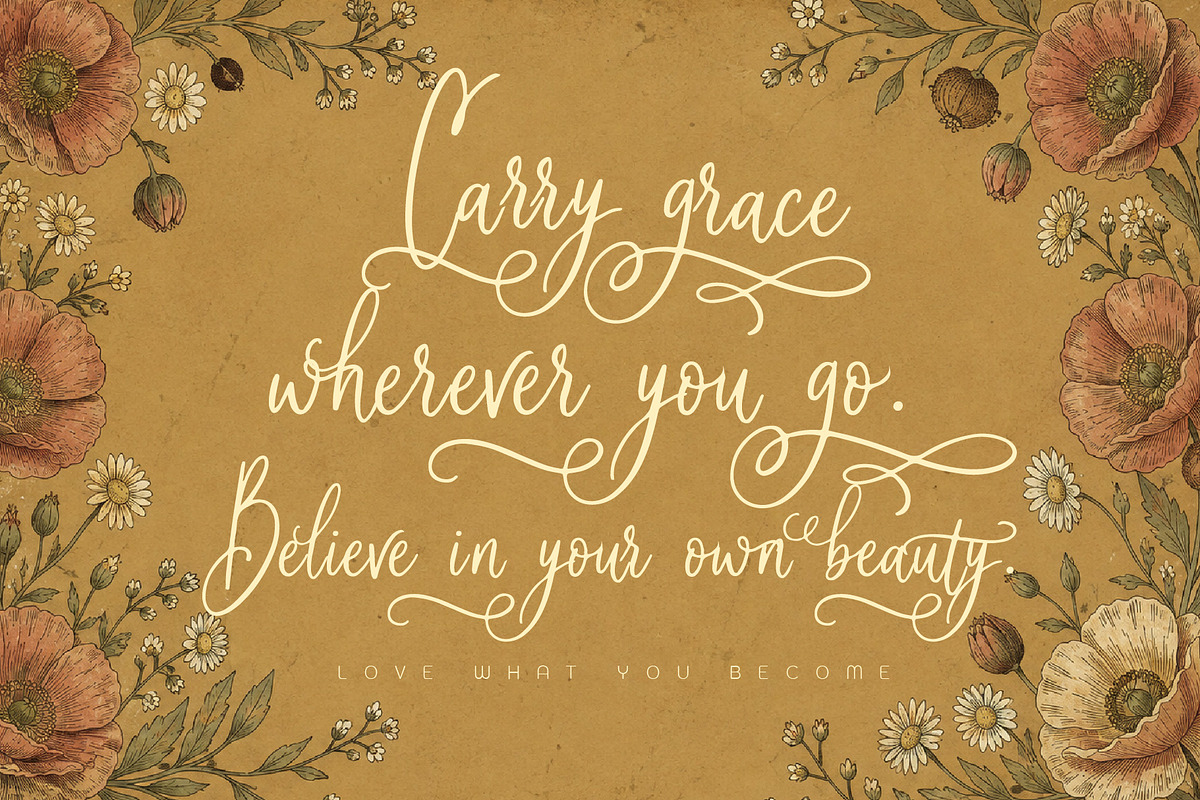 Soila Yadelle Elegant Curves Script, a Script Font by HypeWorksCo (Photo 13 of 15)
