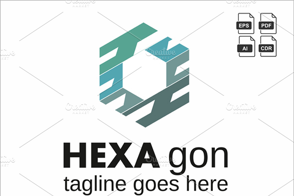 Hexagon Logo Template, a Branding & Logo Template by José Oliveira