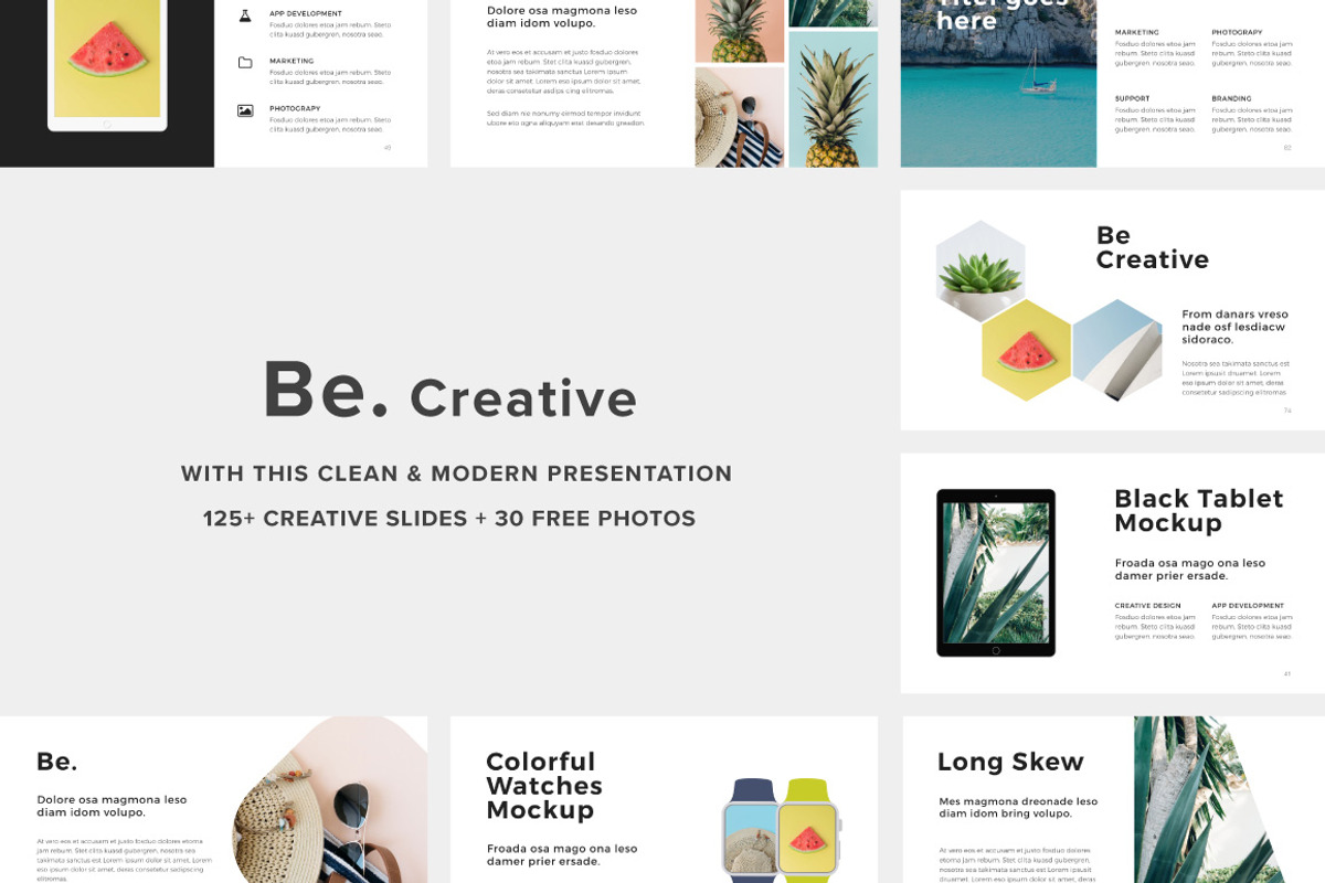 Be. Keynote Presentation + 30 Photos, a Presentation Template by PixaSquare (Photo 2 of 7)