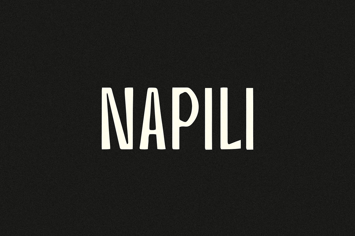 Napili | A Tropical Display Font, a Sans Serif Font by Taylor Penton (Photo 2 of 5)