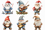 Christmas Gnome Musicians PNG, an Illustration by Craft Nest (Thumbnail 2 of 6)