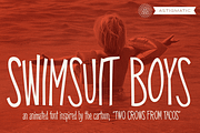 Swimsuit Boys Pro AOE, a Sans Serif Font by Astigmatic (Thumbnail 1 of 5)