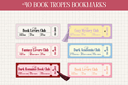Book Lovers Ticket Bookmark, a Stationery Template by PixelBloomClub (Thumbnail 1 of 6)
