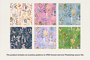 Reverie. Floral pattern, a Pattern Graphic by emeraldthue (Thumbnail 6 of 6)