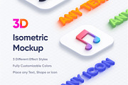 Isometric 3D Mockups - PSD, an iPhone Mockup by Asylab (Thumbnail 1 of 47)