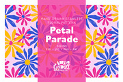 Petal Parade Retro Daisy Pattern, a Pattern Graphic by Annie Tyndall Creative (Thumbnail 1 of 12)