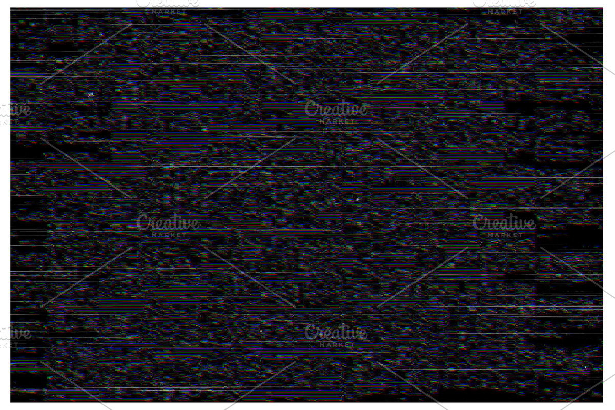 25 Monitor Glitch Overlay Texture, a Texture Graphic by smishura