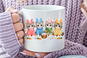Crochet Easter Kittens png, an Illustration by DreamCafeArt (Thumbnail 5 of 6)