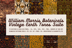 William Morris Vintage Pattern 6, a Graphic by ARTOZEN DIGITAL