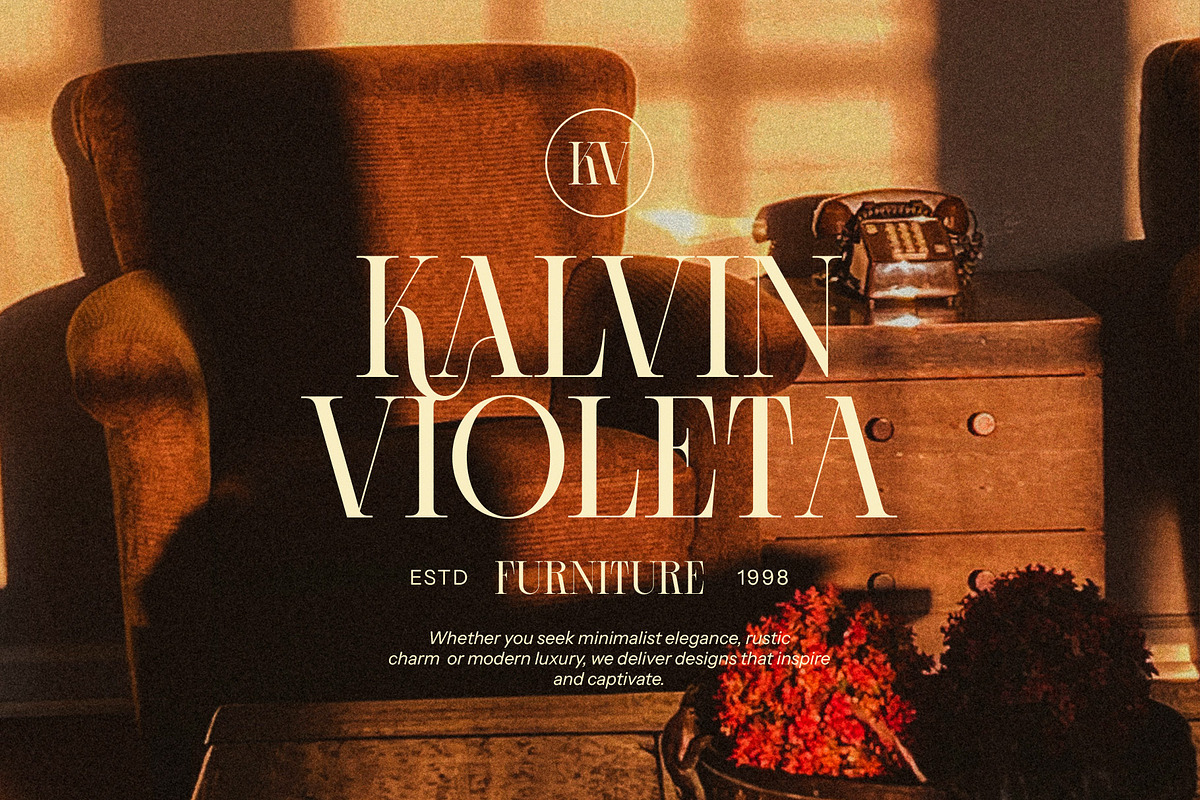 Kagro Elegant Serif Font, a Serif Font by Graphicxell (Photo 3 of 8)