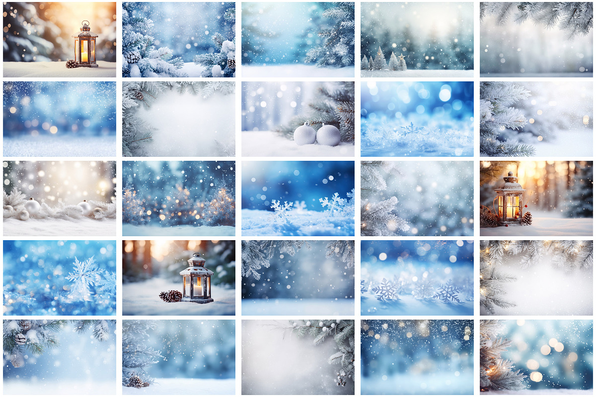 Winter Background, a Background Graphic by Forhadx5 (Photo 5 of 8)