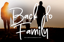 Back To Family | Script Font
