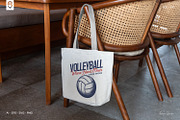 Vintage Volleyball Lover T-Shirt, a Sport Illustration by shaondesigns (Thumbnail 6 of 6)