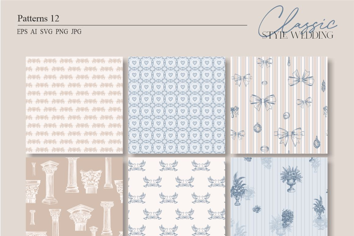 Classic Style Wedding, an Object Graphic by Collection by VY (Photo 15 of 15)