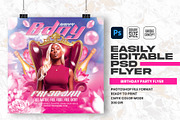 Birthday Party Flyer Design Template, a Flyer Template by Shajib Shikder (Thumbnail 1 of 2)