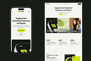 Tikorix. Website template, an UI Kit Template by Brandarnia (Thumbnail 5 of 7)