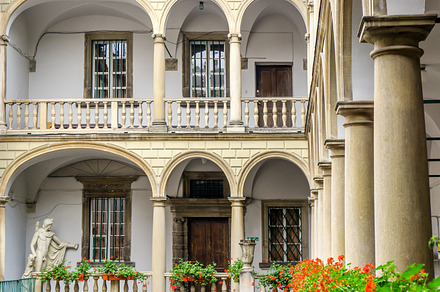 Old venetian door facade preview 5