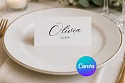 Wedding Place Cards | Canva editable, a Card Template by Arfis (Thumbnail 1 of 9)