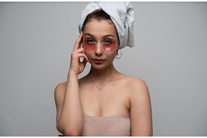 Young woman completing beauty, a Health & Medical Photo by volodymyrshtun13795