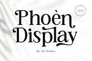 Phoen Display, a Serif Font by Nurul_kamal (Thumbnail 13 of 13)