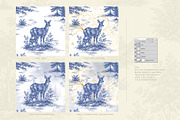 Toile Watercolor Gold - Woodland, a Pattern Graphic by Euonia Meraki (Thumbnail 6 of 12)