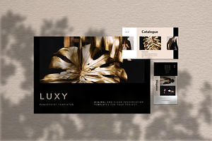 Luxy Stunning PowerPoint Pitch Deck