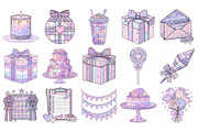 Birthday Planner Clipart Set, an Illustration by Daily.Designs (Thumbnail 5 of 5)