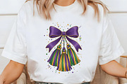 Coquette Tassel Mardi Gras Png, an Illustration by designcity5 (Thumbnail 5 of 9)
